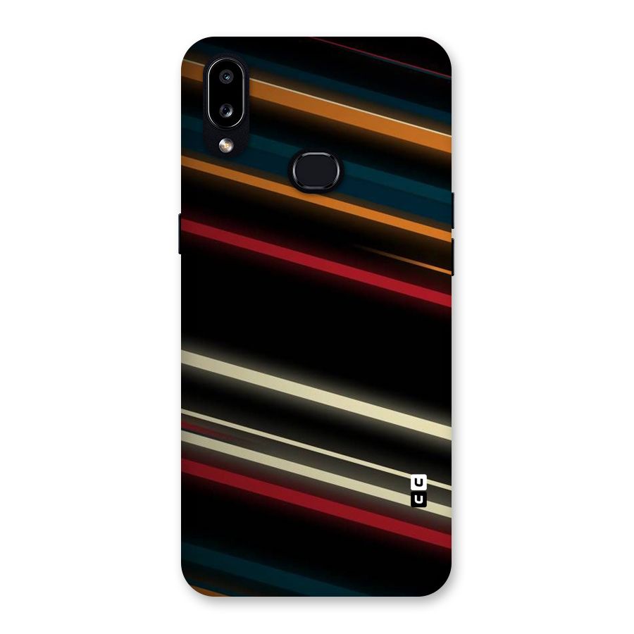 Light Diagonal Stripes Back Case for Galaxy A10s
