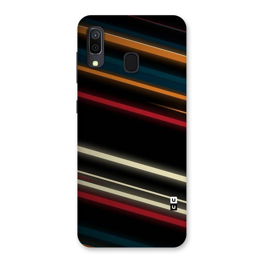 Light Diagonal Stripes Back Case for Galaxy A30
