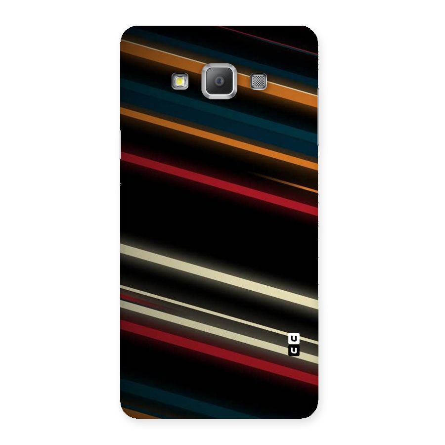 Light Diagonal Stripes Back Case for Galaxy A7