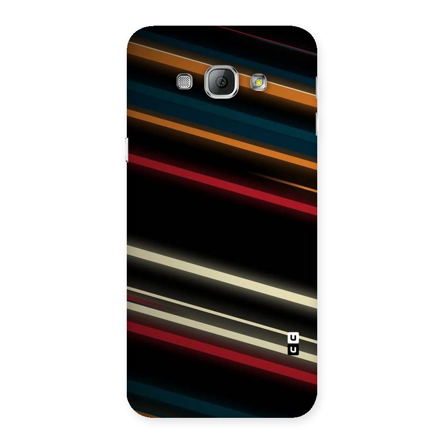 Light Diagonal Stripes Back Case for Galaxy A8