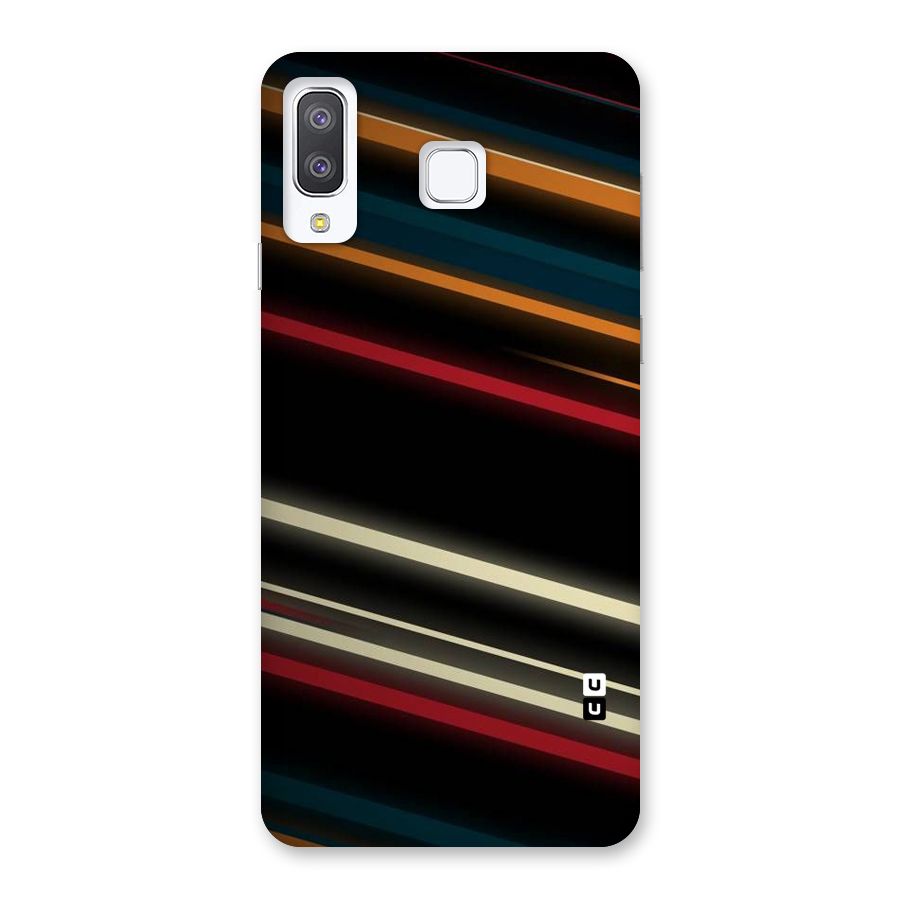 Light Diagonal Stripes Back Case for Galaxy A8 Star