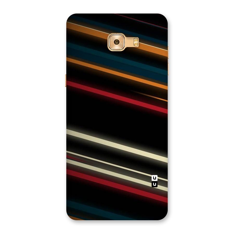 Light Diagonal Stripes Back Case for Galaxy C9 Pro