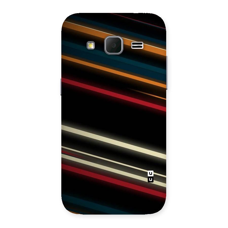 Light Diagonal Stripes Back Case for Galaxy Core Prime