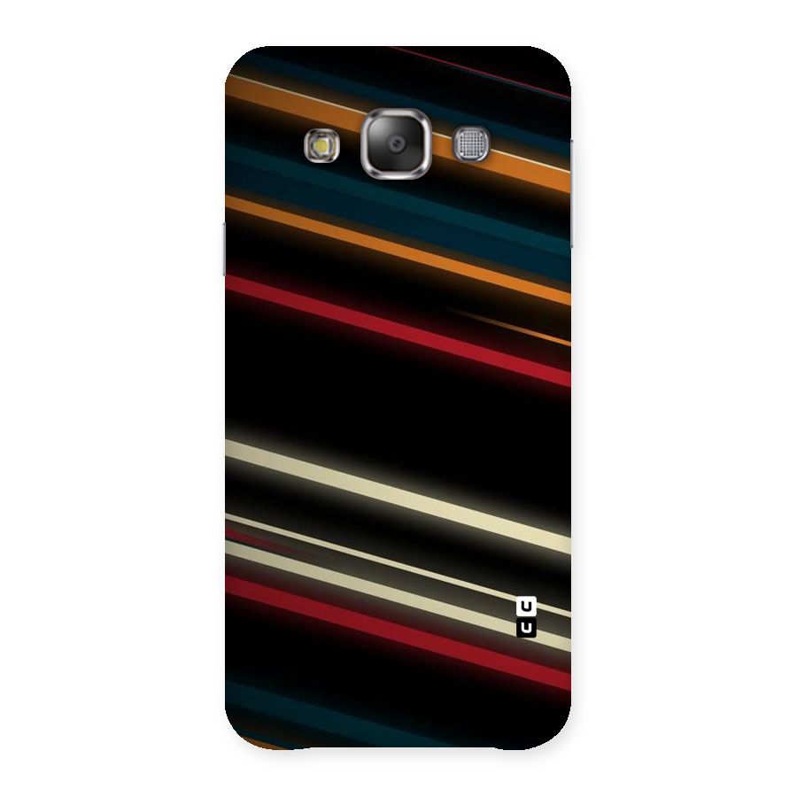 Light Diagonal Stripes Back Case for Galaxy E7