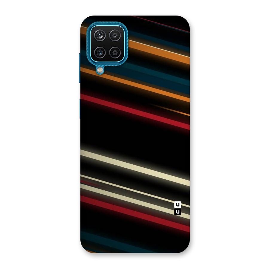 Light Diagonal Stripes Back Case for Galaxy F12