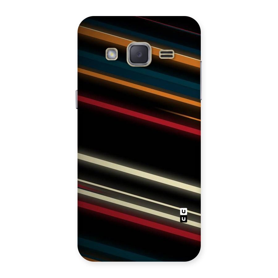 Light Diagonal Stripes Back Case for Galaxy J2