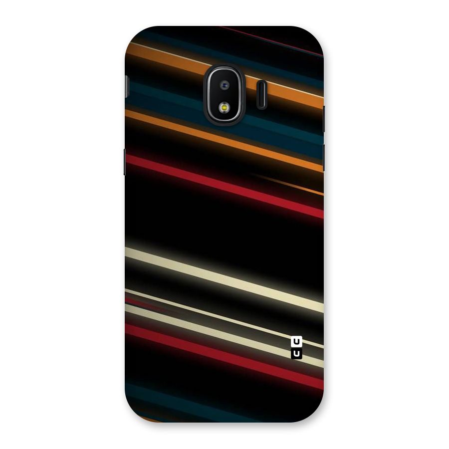 Light Diagonal Stripes Back Case for Galaxy J2 Pro 2018