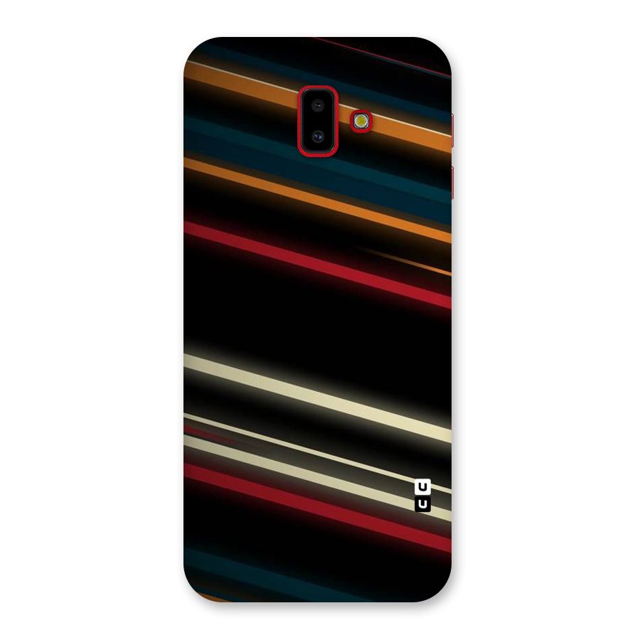 Light Diagonal Stripes Back Case for Galaxy J6 Plus