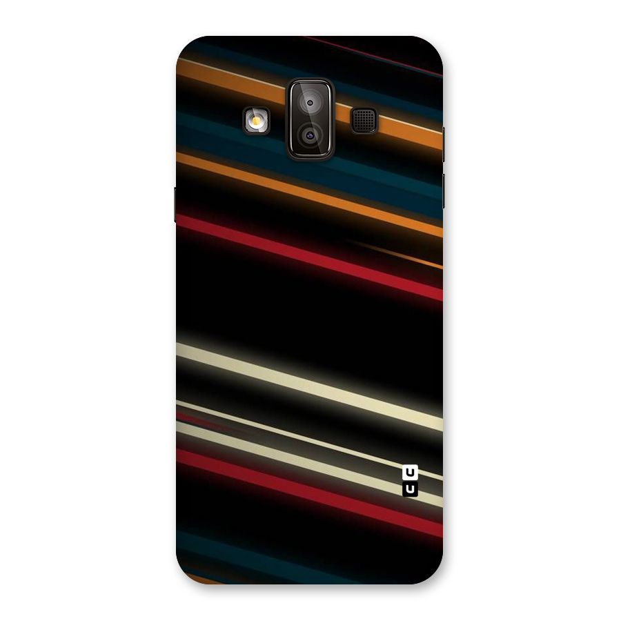 Light Diagonal Stripes Back Case for Galaxy J7 Duo