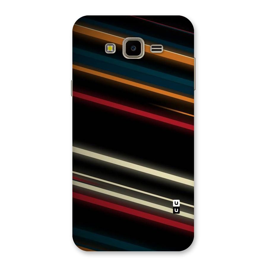 Light Diagonal Stripes Back Case for Galaxy J7 Nxt