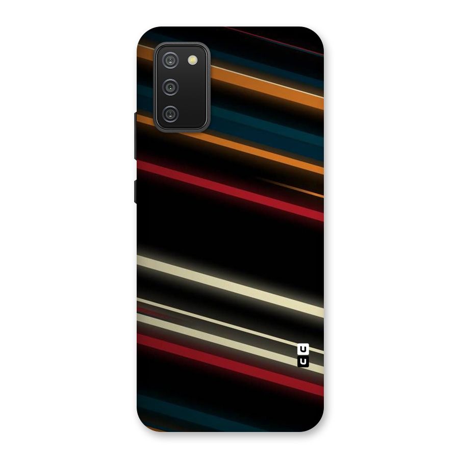 Light Diagonal Stripes Back Case for Galaxy M02s