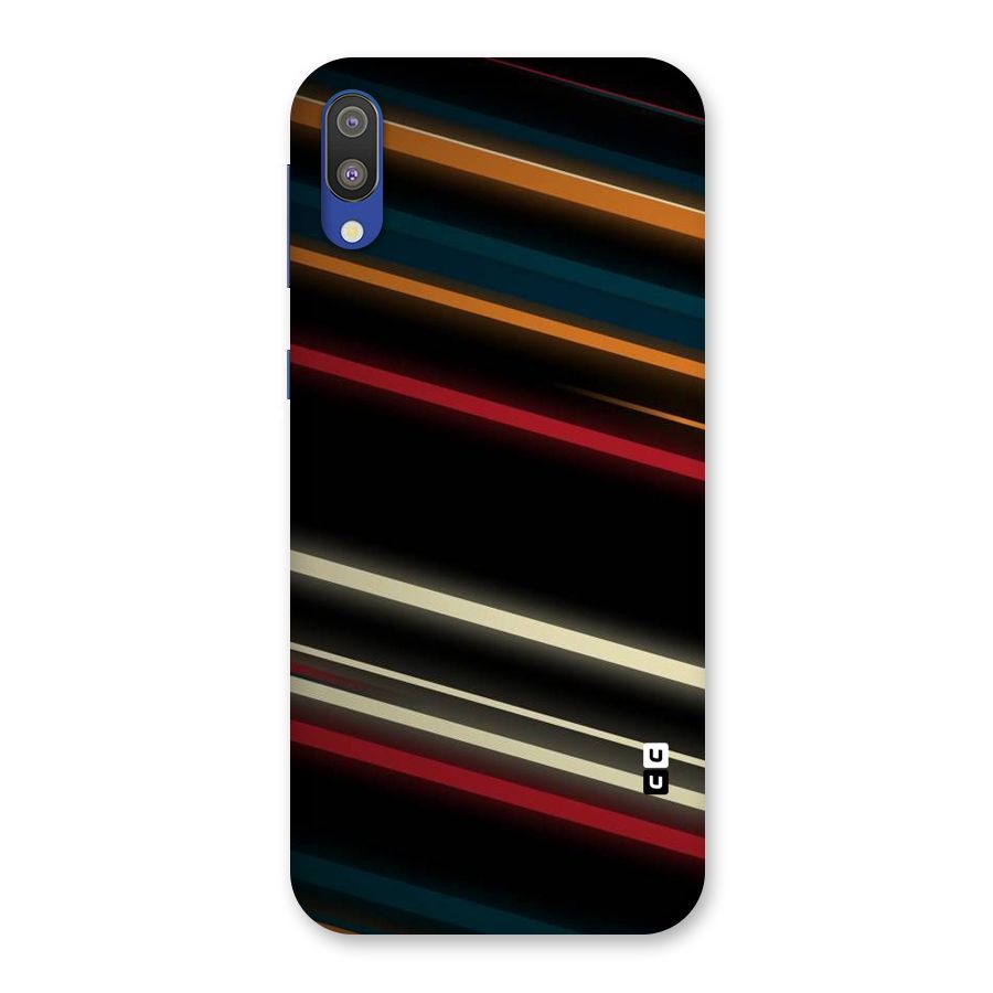 Light Diagonal Stripes Back Case for Galaxy M10