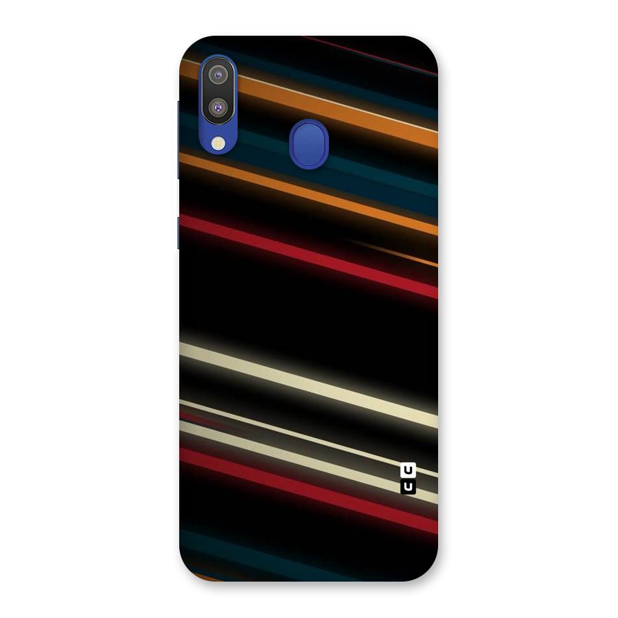 Light Diagonal Stripes Back Case for Galaxy M20