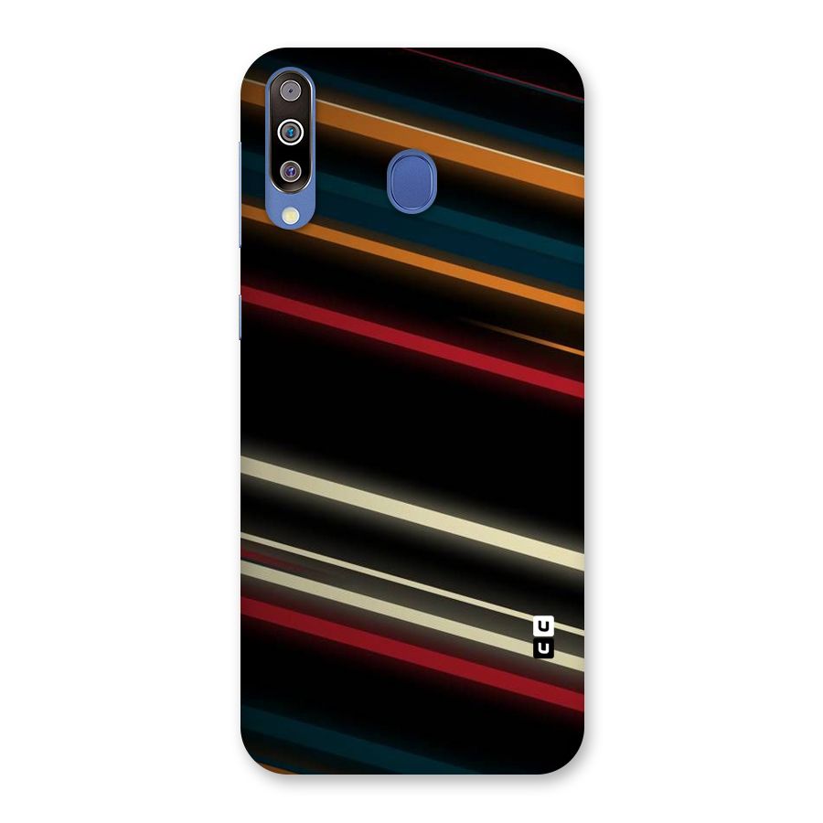 Light Diagonal Stripes Back Case for Galaxy M30