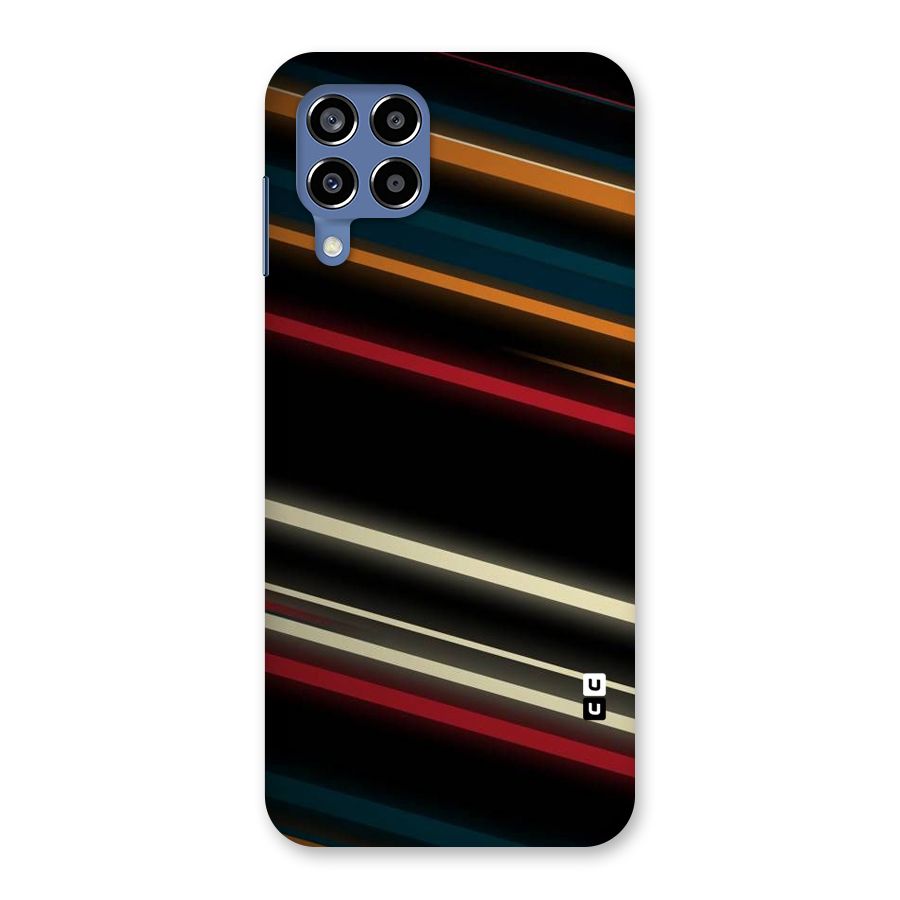 Light Diagonal Stripes Back Case for Galaxy M53 5G
