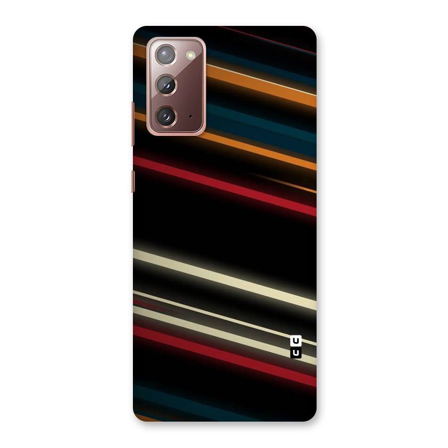 Light Diagonal Stripes Back Case for Galaxy Note 20