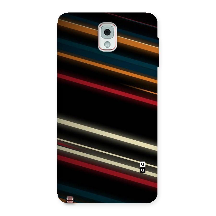 Light Diagonal Stripes Back Case for Galaxy Note 3