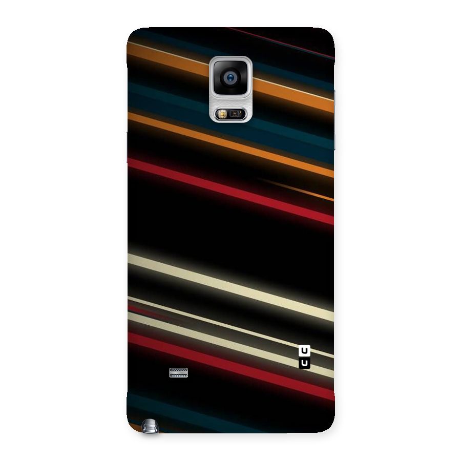 Light Diagonal Stripes Back Case for Galaxy Note 4