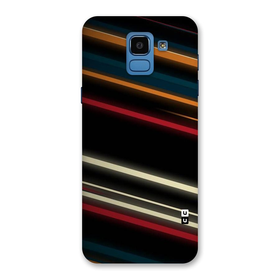 Light Diagonal Stripes Back Case for Galaxy On6