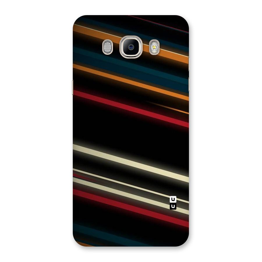 Light Diagonal Stripes Back Case for Galaxy On8