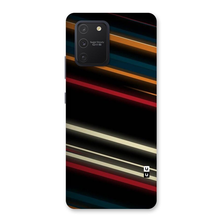 Light Diagonal Stripes Back Case for Galaxy S10 Lite