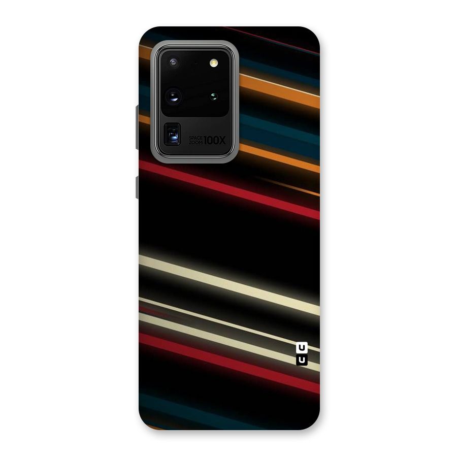 Light Diagonal Stripes Back Case for Galaxy S20 Ultra