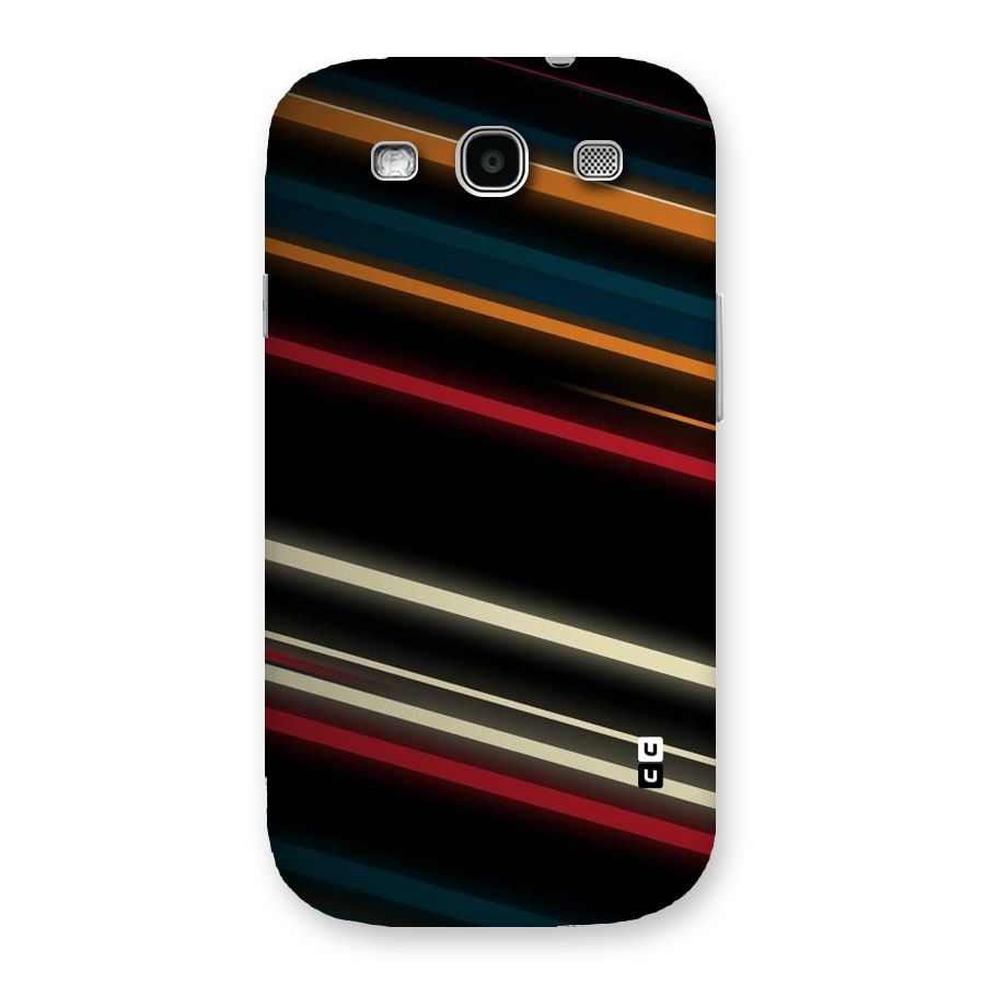 Light Diagonal Stripes Back Case for Galaxy S3