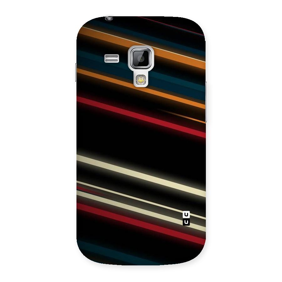 Light Diagonal Stripes Back Case for Galaxy S Duos