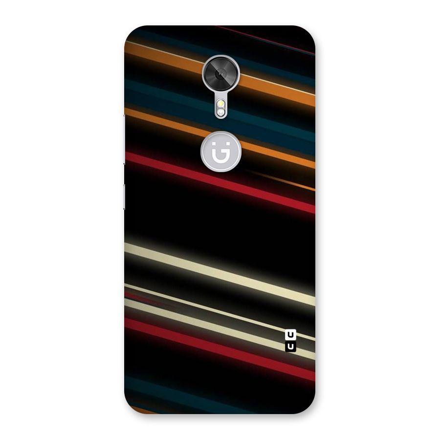 Light Diagonal Stripes Back Case for Gionee A1