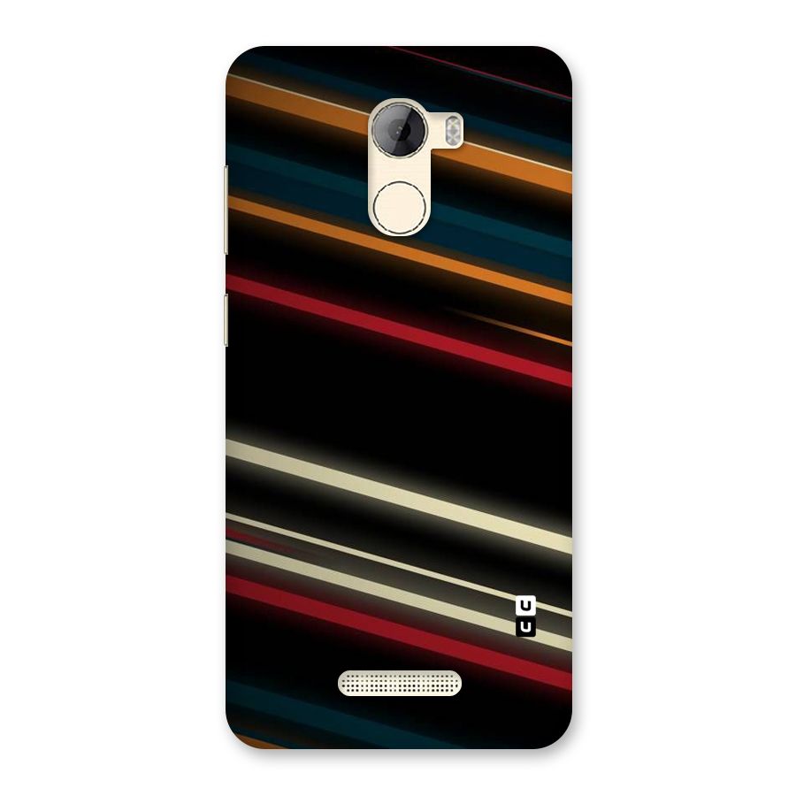 Light Diagonal Stripes Back Case for Gionee A1 LIte
