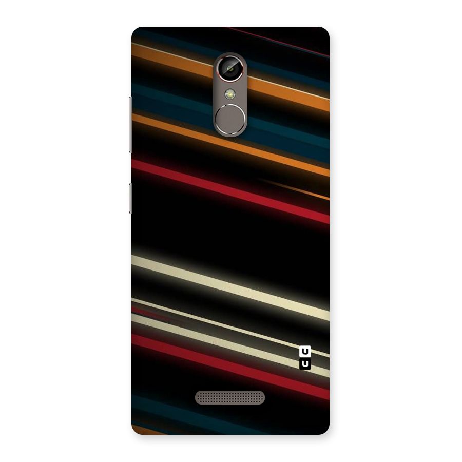 Light Diagonal Stripes Back Case for Gionee S6s
