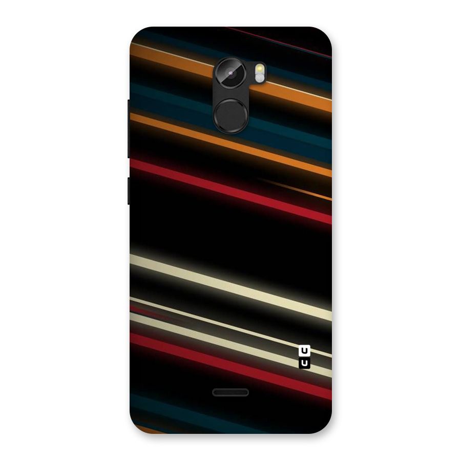 Light Diagonal Stripes Back Case for Gionee X1
