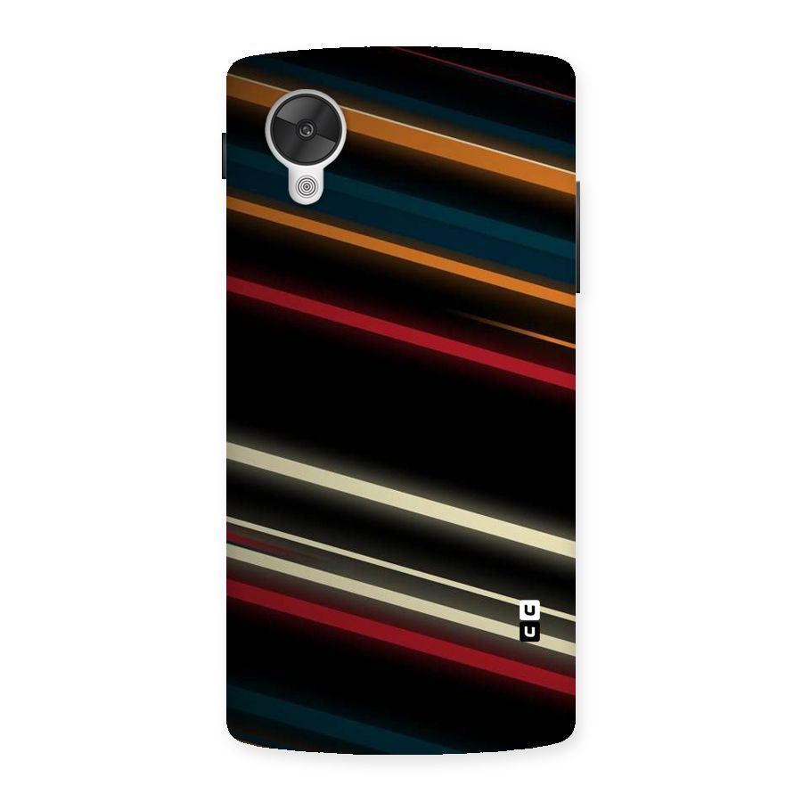 Light Diagonal Stripes Back Case for Google Nexsus 5