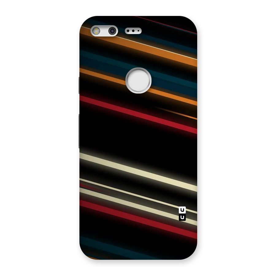 Light Diagonal Stripes Back Case for Google Pixel