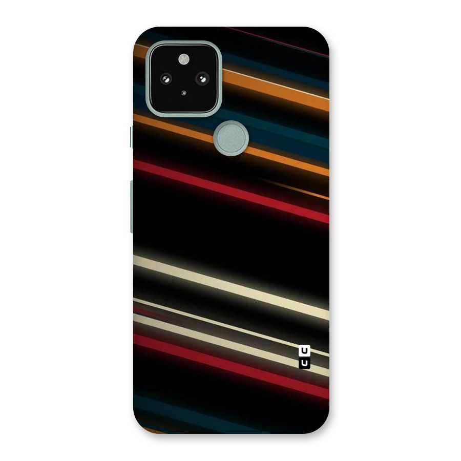Light Diagonal Stripes Back Case for Google Pixel 5