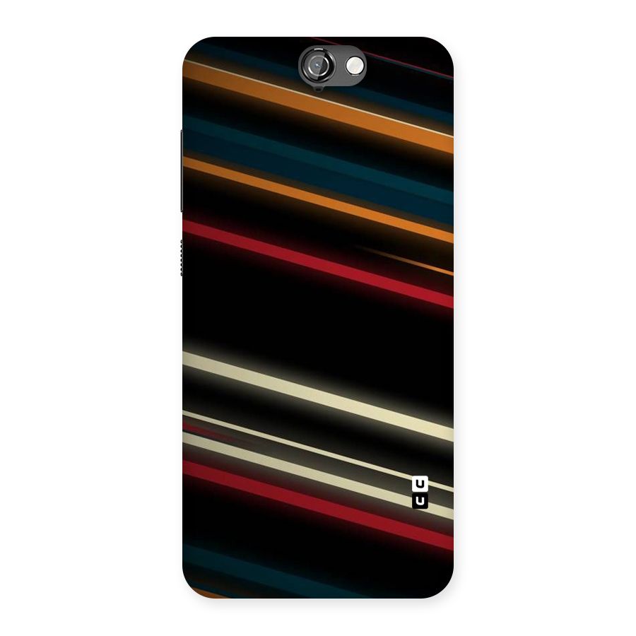 Light Diagonal Stripes Back Case for HTC One A9