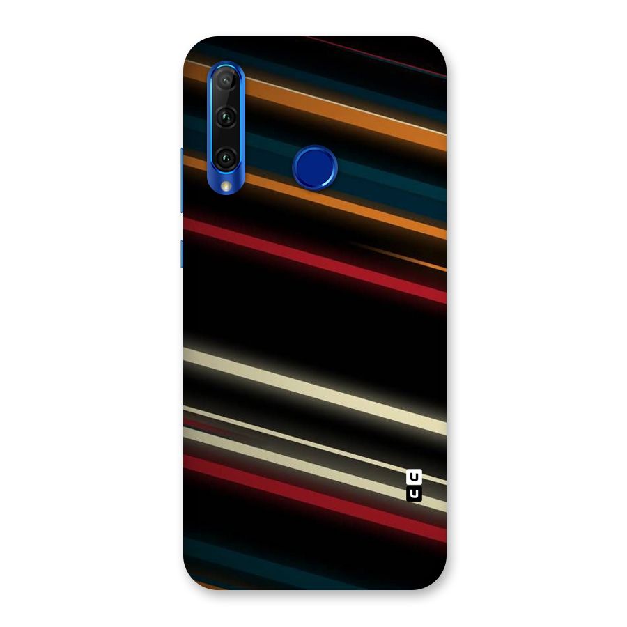 Light Diagonal Stripes Back Case for Honor 20i