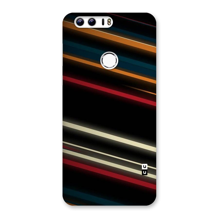 Light Diagonal Stripes Back Case for Honor 8