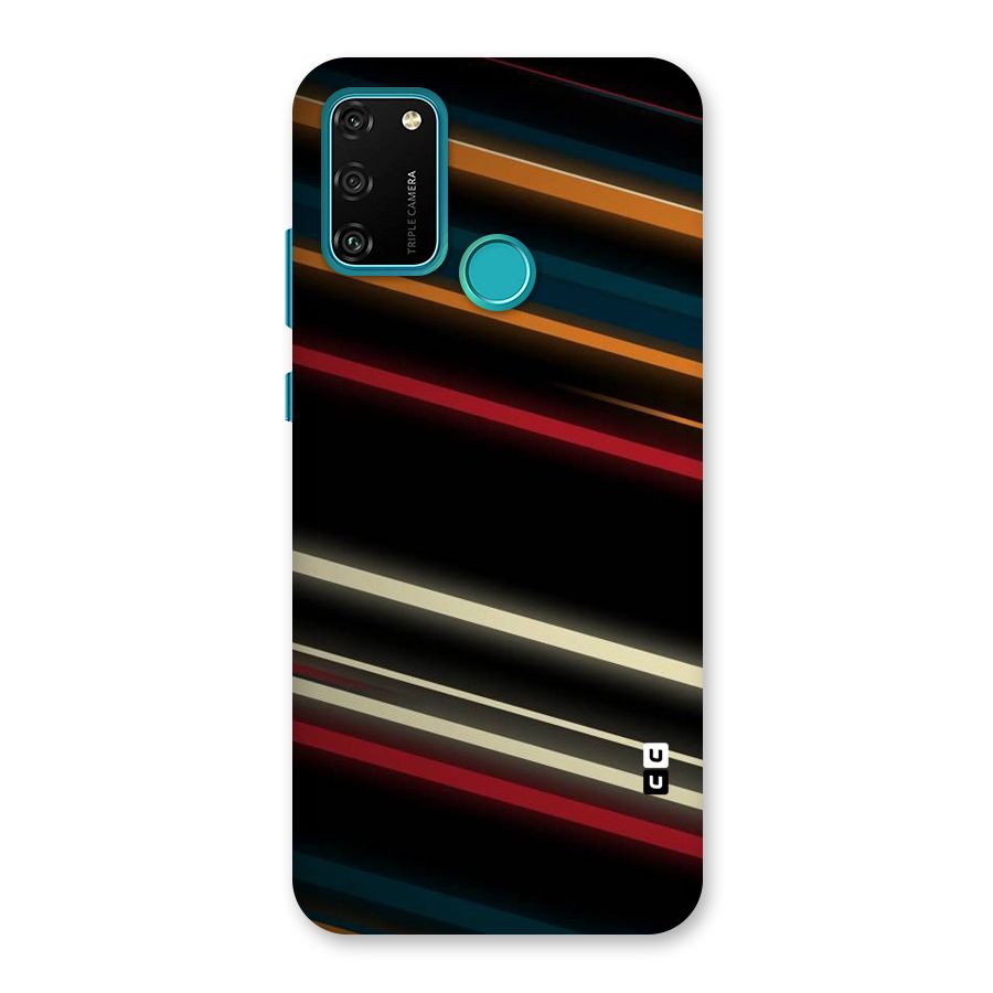 Light Diagonal Stripes Back Case for Honor 9A