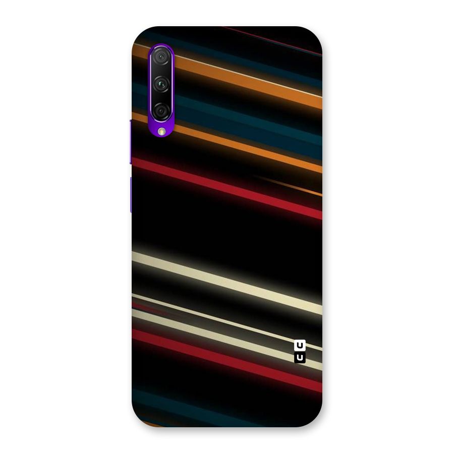 Light Diagonal Stripes Back Case for Honor 9X Pro