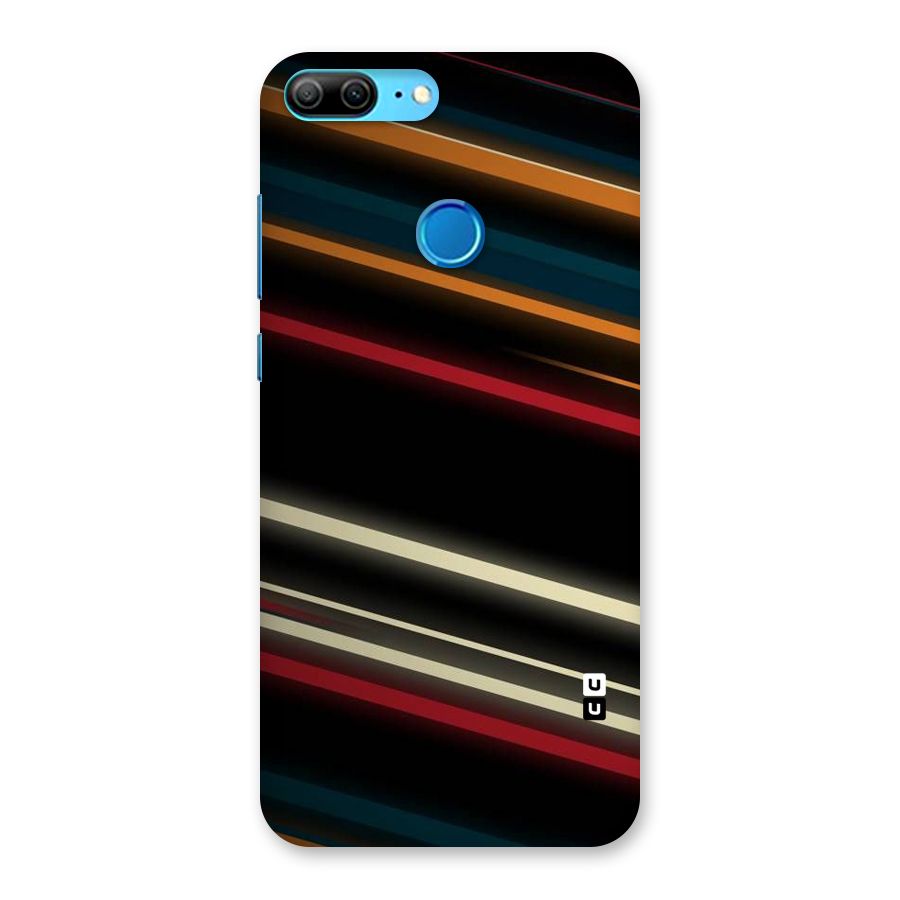 Light Diagonal Stripes Back Case for Honor 9 Lite