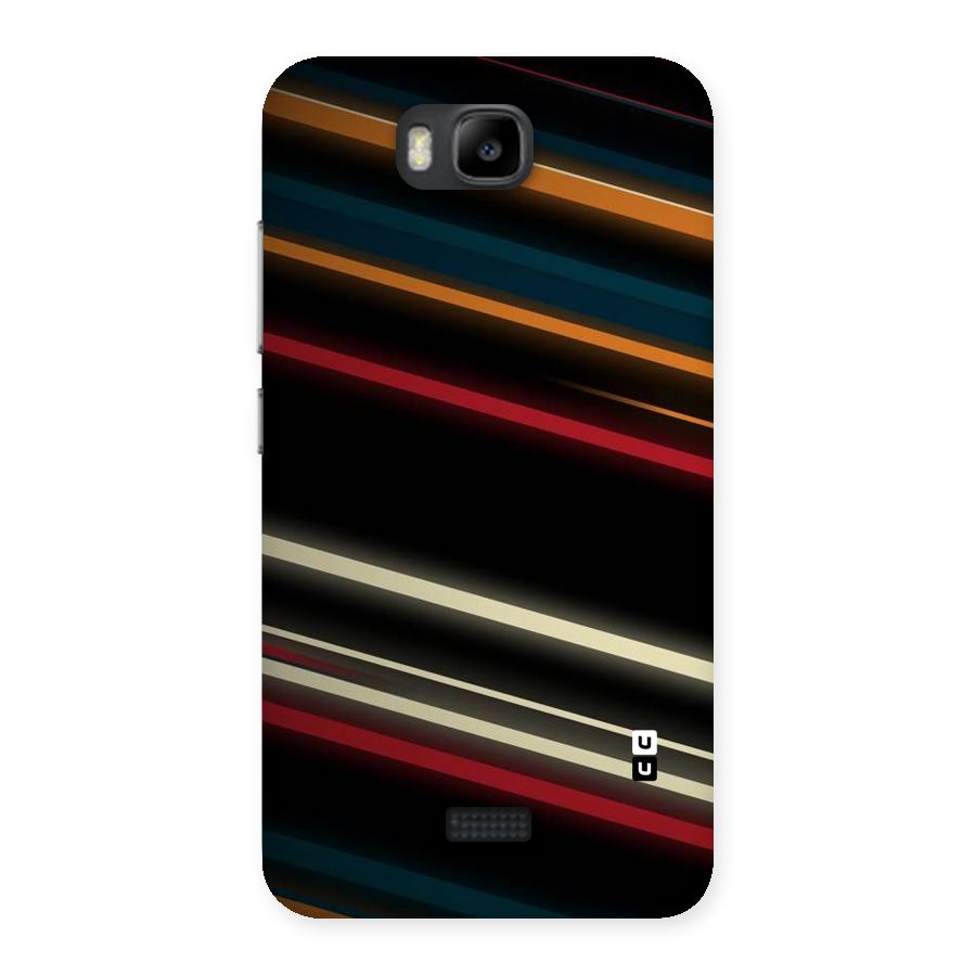 Light Diagonal Stripes Back Case for Honor Bee