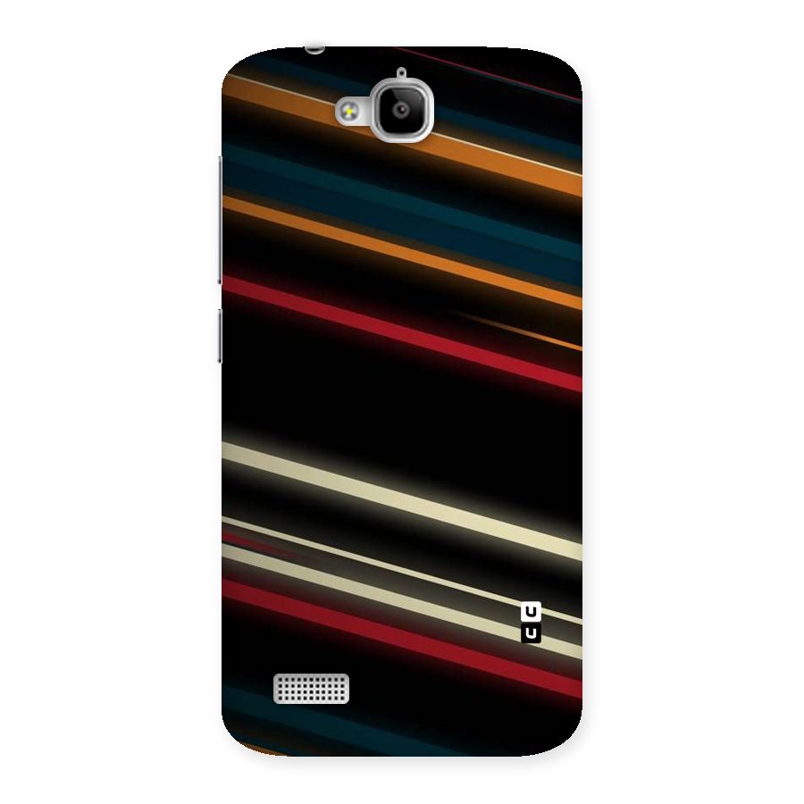 Light Diagonal Stripes Back Case for Honor Holly