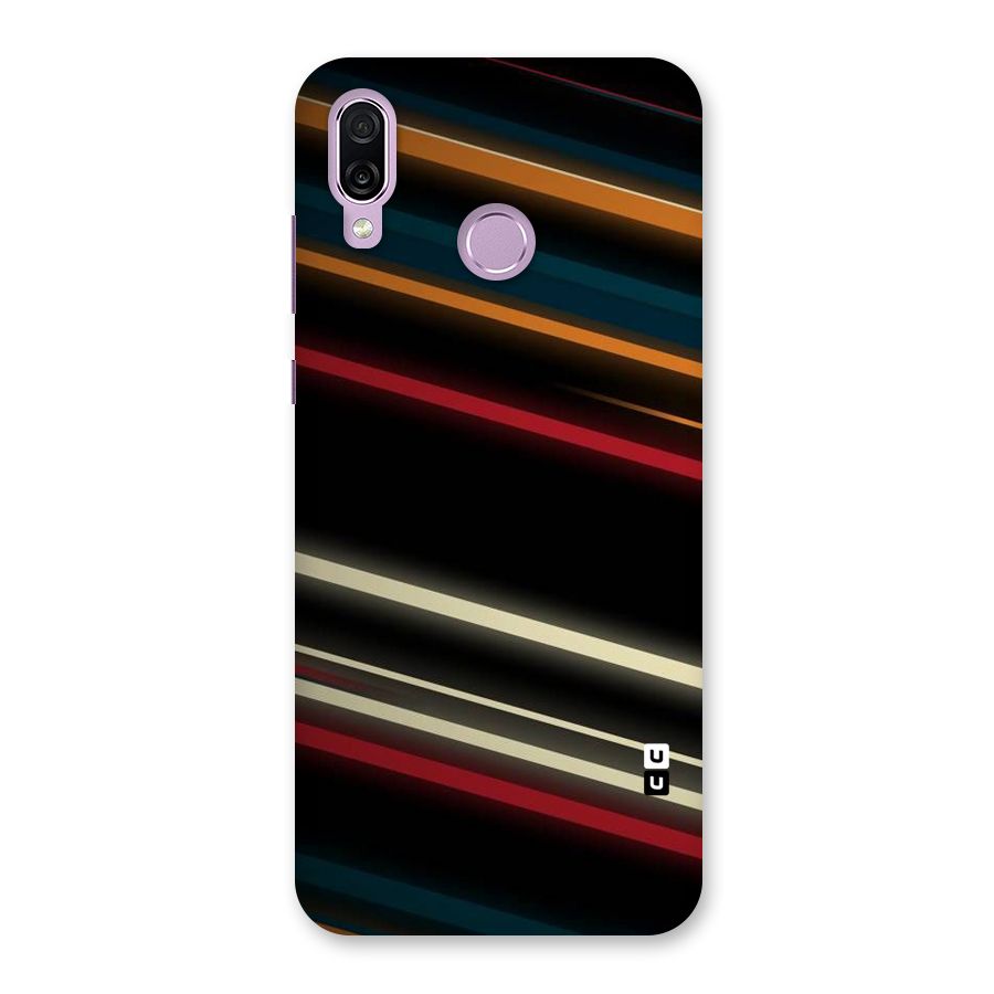 Light Diagonal Stripes Back Case for Honor Play