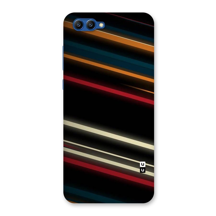 Light Diagonal Stripes Back Case for Honor View 10