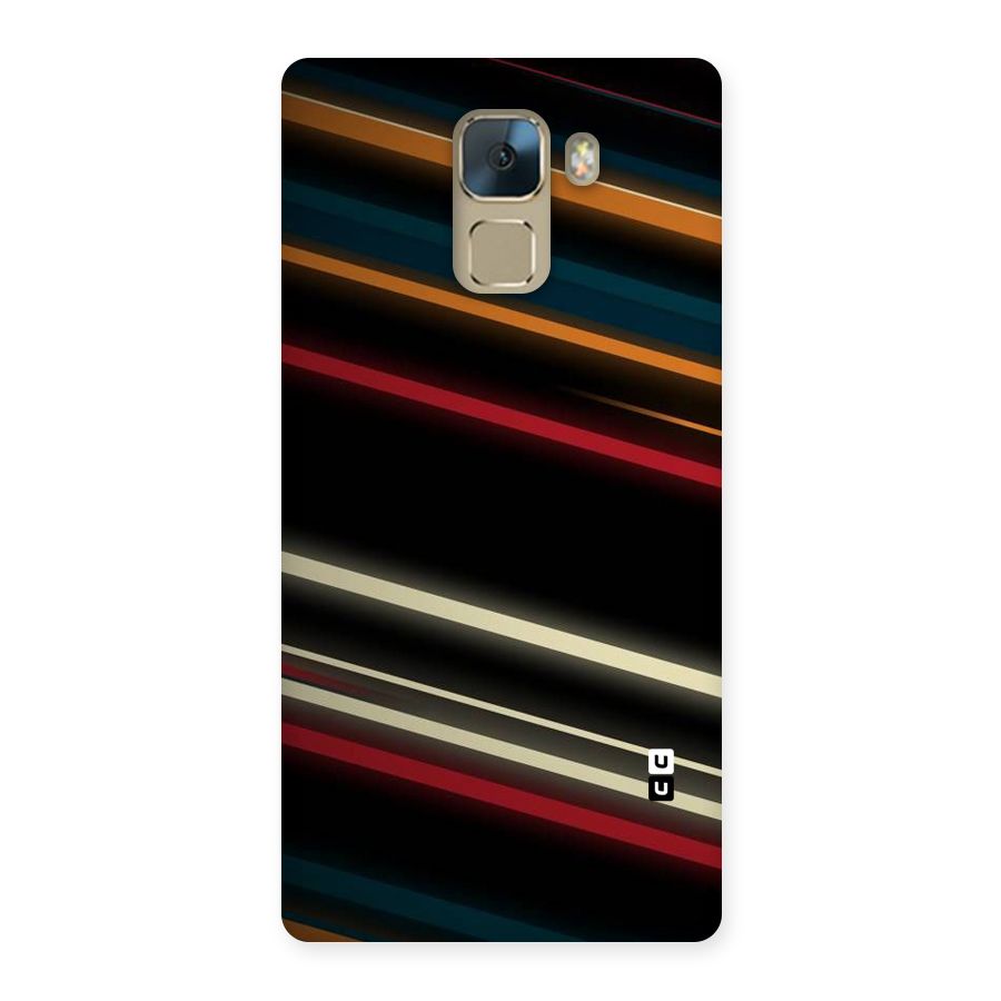 Light Diagonal Stripes Back Case for Huawei Honor 7