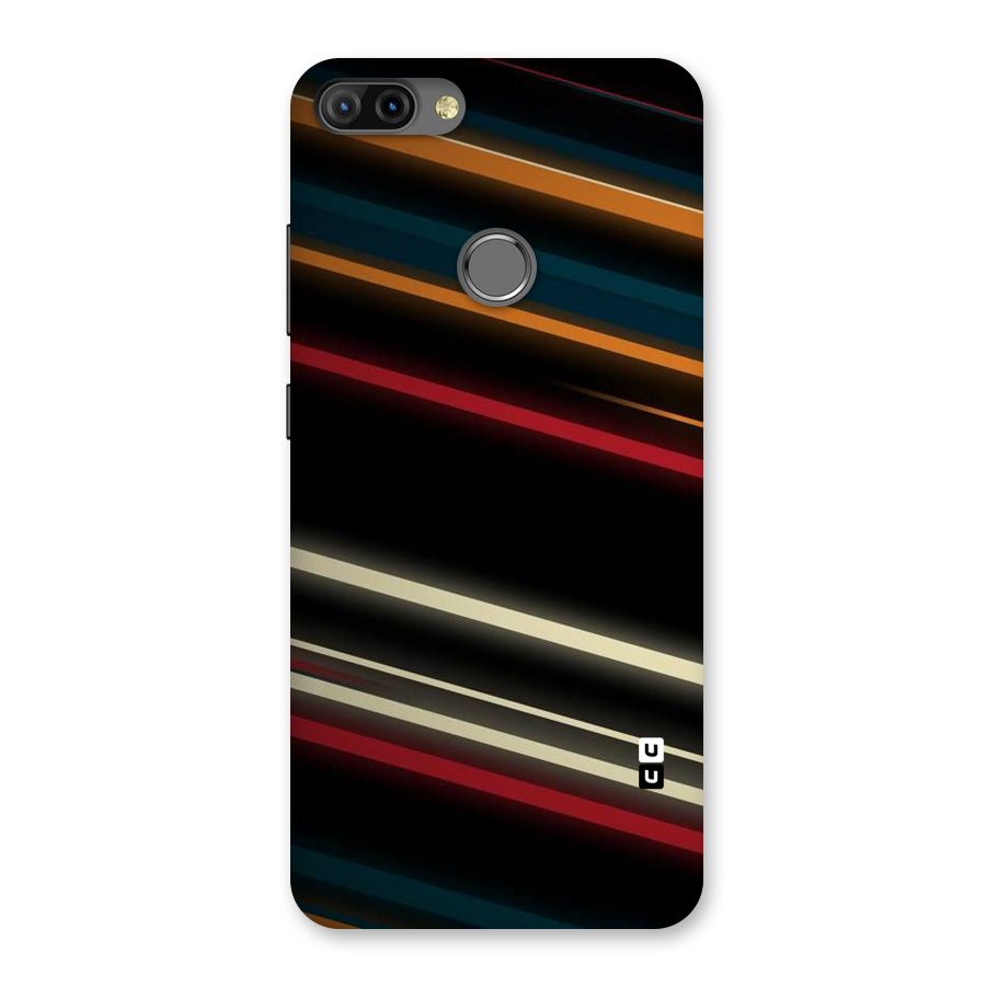 Light Diagonal Stripes Back Case for Infinix Hot 6 Pro