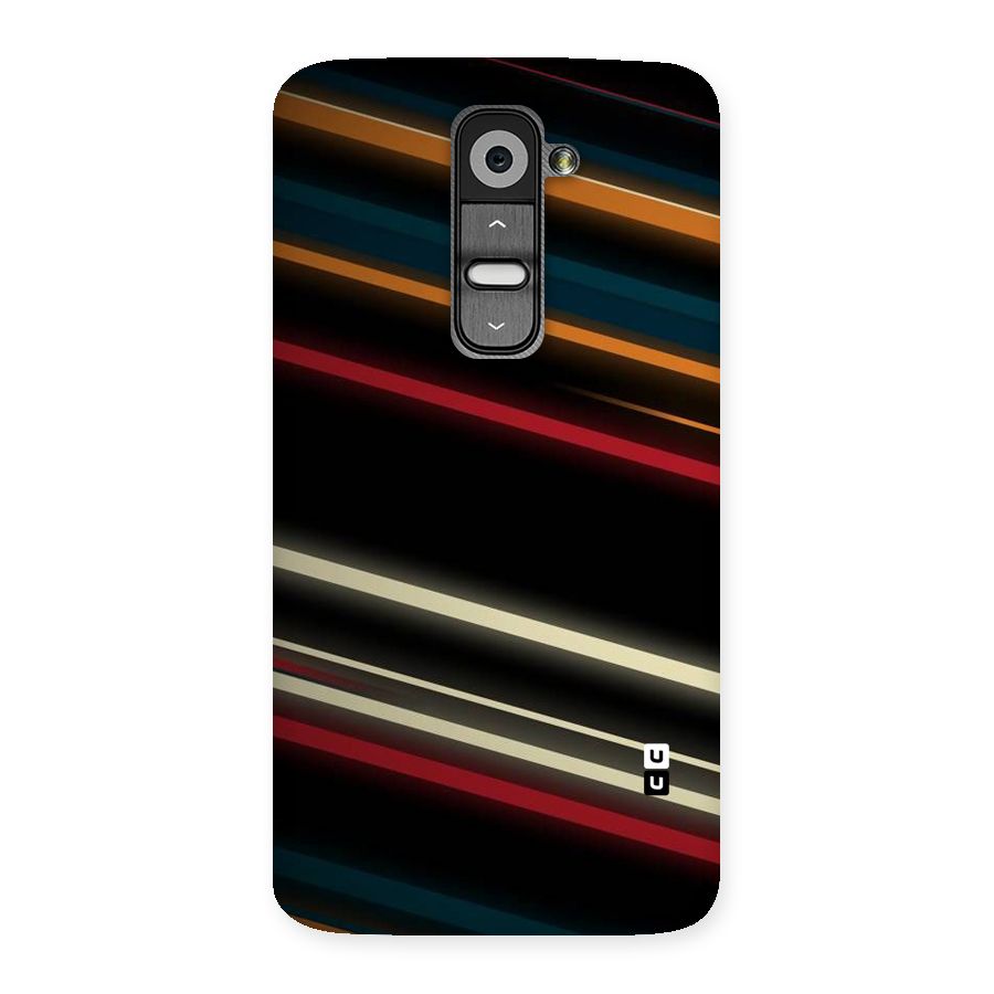 Light Diagonal Stripes Back Case for LG G2