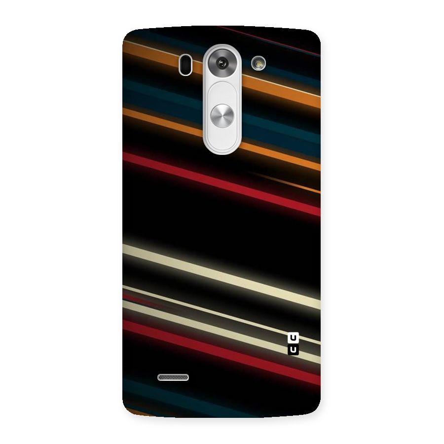 Light Diagonal Stripes Back Case for LG G3 Mini