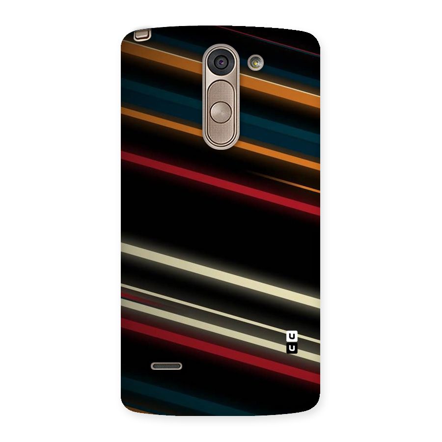 Light Diagonal Stripes Back Case for LG G3 Stylus